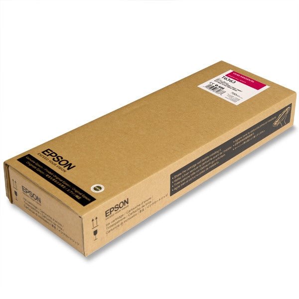 Epson T6363 Original Vivid Magenta Blækpatron – 700 ml