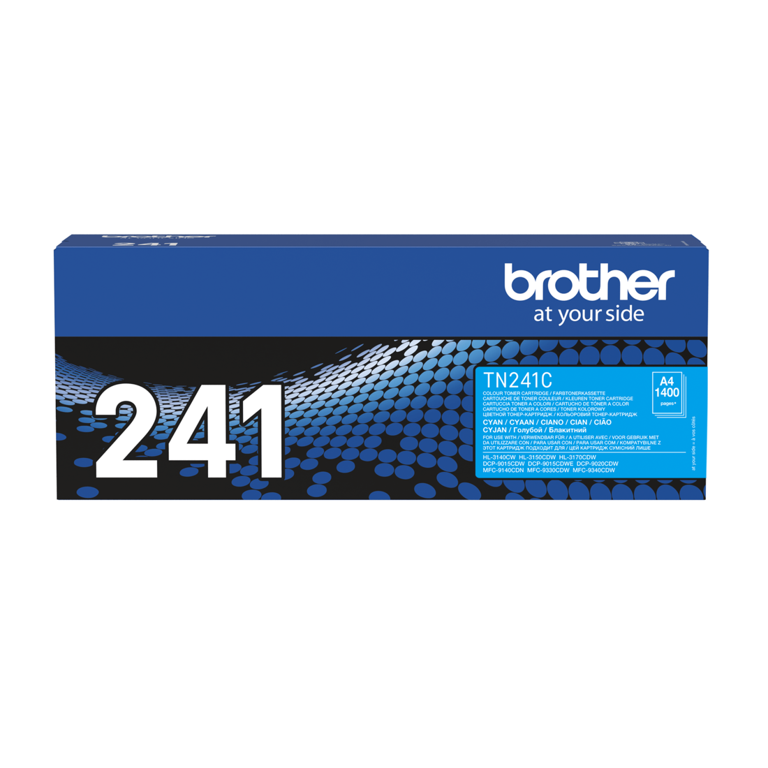 Brother TN241C Original Cyan Toner – 1.400 sider