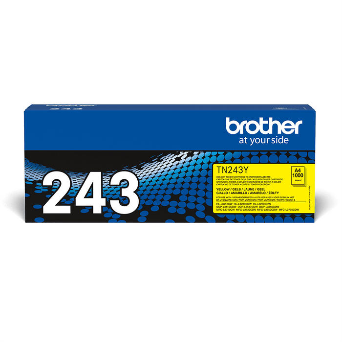 Brother TN243Y Original Gul Toner – 1.000 sider