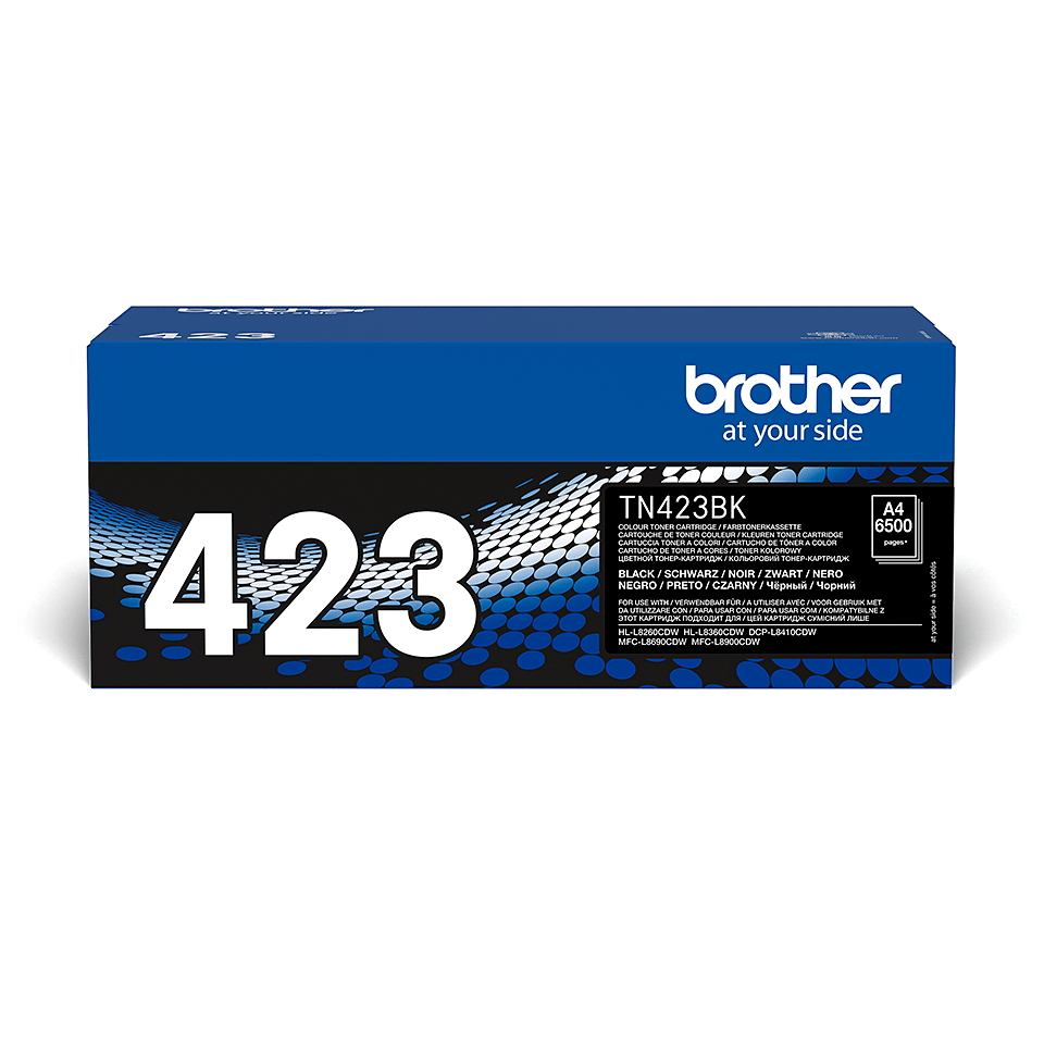 Brother TN423BK Original Sort Toner – 6.500 sider