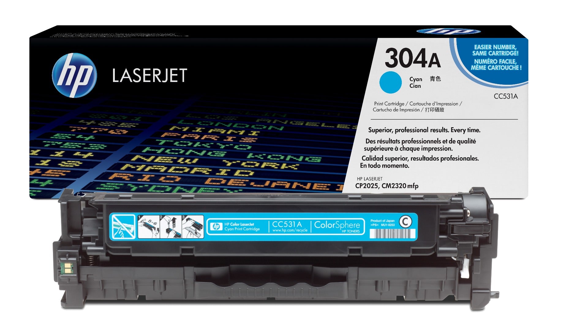 HP 304A Cyan Original Toner – CC531A