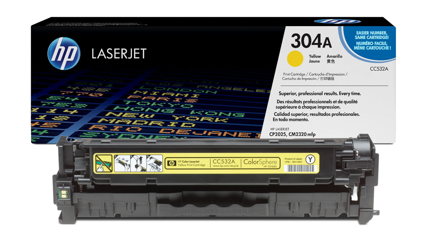 HP 304A Gul Original Toner – CC532A