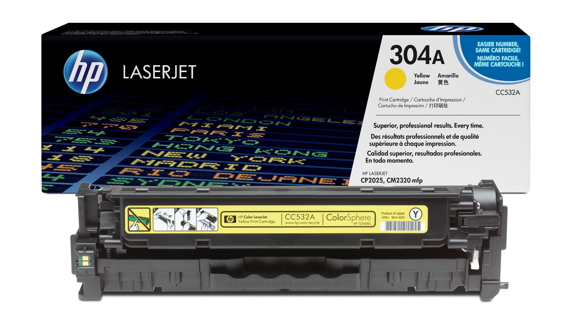 HP 304A Gul Original Toner – CC532A