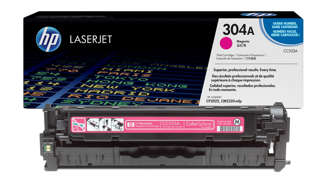 HP 304A Magenta Original Toner – CC533A