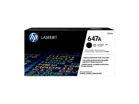 HP 647A (CE260A) Original Sort Toner – 8.500 sider